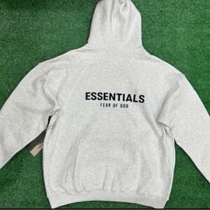 Essentials Fear of God Gray Hoodie Sz M